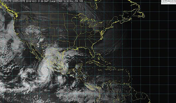 Ураган «Уилла» в Тихом океане усилился