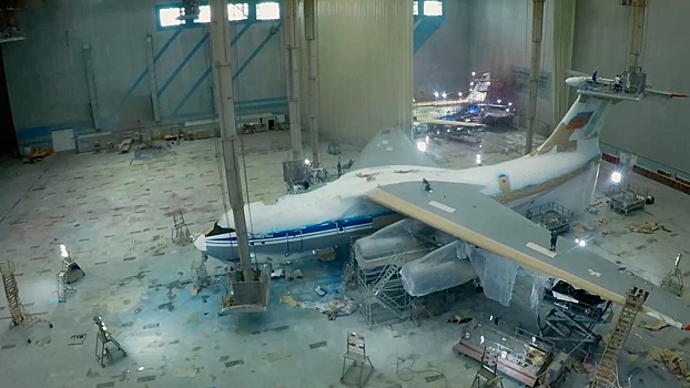 От грунта до финального облика: как красят самолеты Ил-76МД-90А в Ульяновске