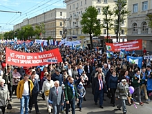 В первомайской демонстрации в Воронеже приняли участие почти 33 тыс. человек