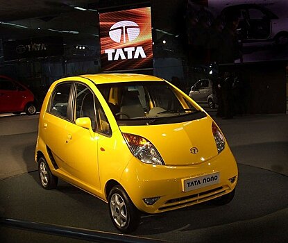 В Индии выпустили самый дешевый в мире электромобиль