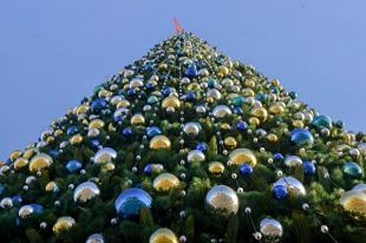 Новогодняя елка на Театральной площади Курска будет светомузыкальной