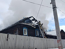 В Октябрьске 5 марта загорелся частный дом на 80 "квадратах"