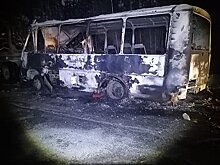 Автобус с российскими вахтовиками врезался в лесовоз и загорелся