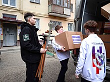 Волгоградские волонтеры приняли участие в гуманитарной миссии в Курской области