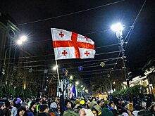 Новая антиправительственная акция началась в центре Тбилиси
