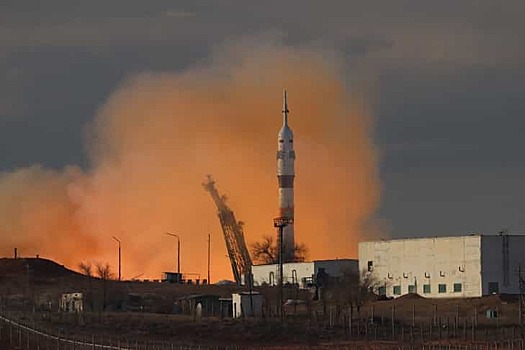 Новосибирский фотограф Алексей Поляков снял старт ракеты «Союз МС-25»