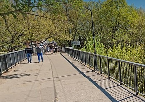 Пешеходный мост через Почаинский овраг закроют на два года