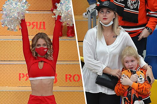 Юная фанатка «Амура» расплакалась, Ice Girl заняла боевую стойку. Фото победы «Спартака»