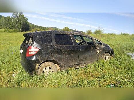 Пьяный водитель слетел с дороги и перевернулся в Забайкалье - в ДТП пострадал ребёнок