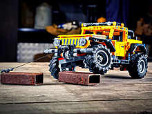 Lego выпустила сборную модель Jeep Wrangler с работающей подвеской
