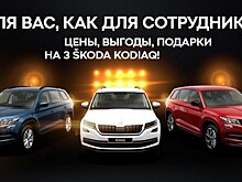Всего 3 SKODA KODIAQ на уникальных условиях