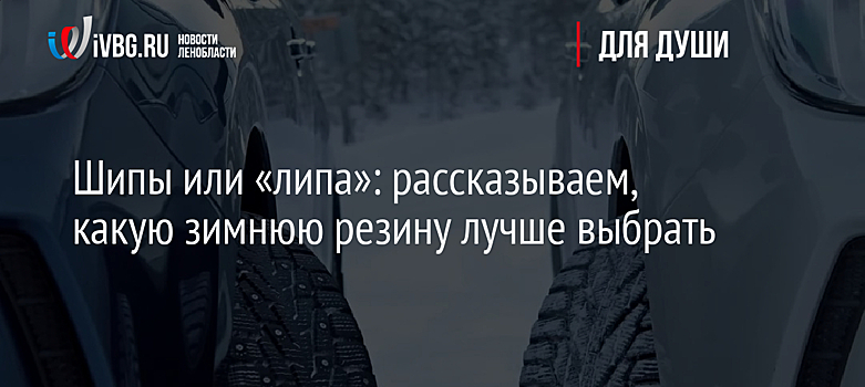 Шипы или «липа»: рассказываем, какую зимнюю резину лучше выбрать