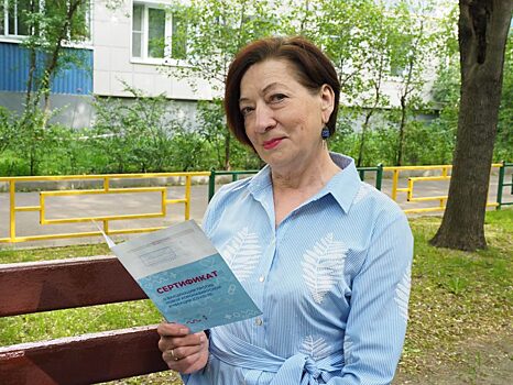 Пенсионерке из Хорошевки вакцинация помогла продолжить вести активный образ жизни