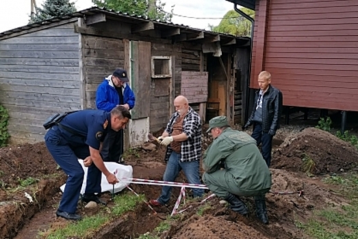 Возле храма нашли останки связанного человека