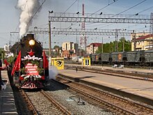 Пензенцы встретили легендарный «Паровоз Победы»
