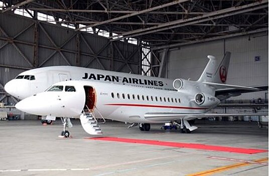 Пассажиры JAL смогут летать на Dassault Falcon