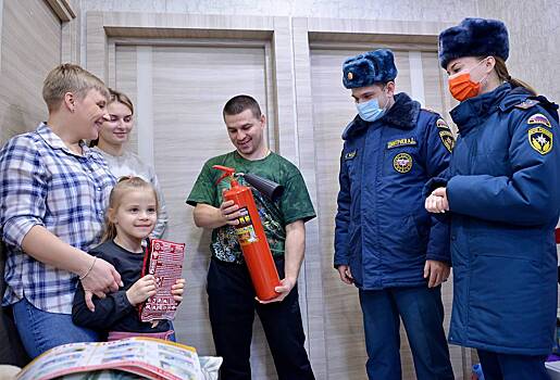 Спасатели позаботились о безопасности многодетных семей