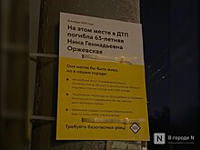 Памятную табличку погибшему пешеходу повесили на проспекте Гагарина
