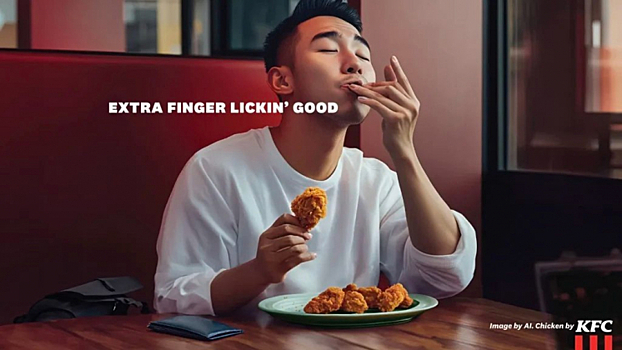 KFC превратил «лишние» пальцы от ИИ в маркетинговый инструмент