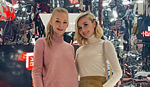 «Красивые девчонки»: Полина Гагарина и Светлана Ходченкова побывали на презентации новой коллекции модного бренда
