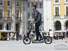 Электросамокат BMW X2City которому дали разрешение на езду по общественным дорогам