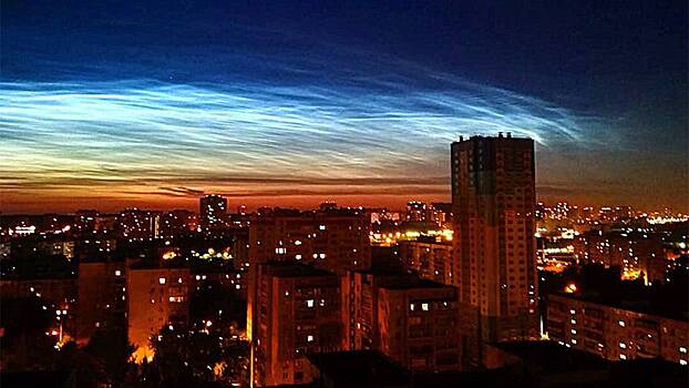Москвичи смогут в августе увидеть серебристые облака