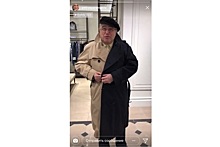 Петросян примерил модное пальто дизайнера-гопника