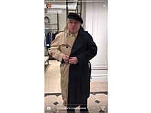 Петросян примерил модное пальто дизайнера-гопника