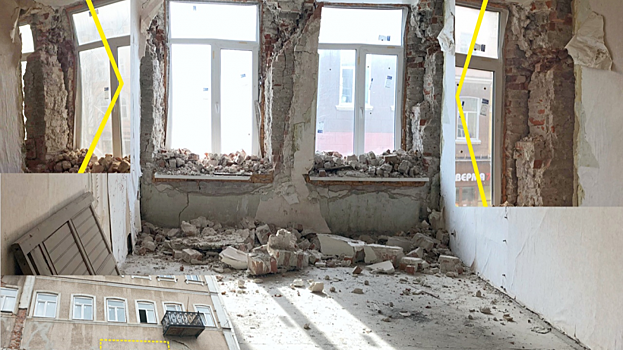 Саратовские архитекторы о гостинице «Россия»: «Несущие конструкции второго этажа реально держаться на оконных рамах»