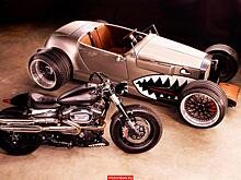 Первый кастом мотоцикл Harley-Davidson от Людовика Лазарета