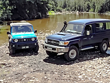 Битва неубиваемых: новый Suzuki Jimny против старого Toyota Land Cruiser