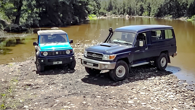 Битва неубиваемых: новый Suzuki Jimny против старого Toyota Land Cruiser