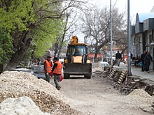 В Волгограде возобновились работы по благоустройству улицы Казахской