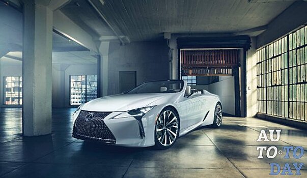 Lexus LC Convertible Concept и RC F Track Edition прибывают в Женеву