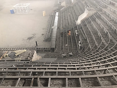 Власти Новокузнецка назвали дату завершения реконструкции ледовой арены