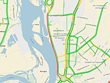 8-балльная пробка образовалась в Иркутске