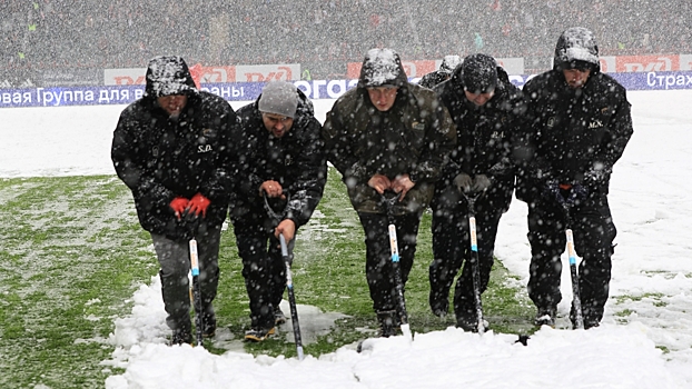 В день матчей чемпионата России в столице пройдет рекордный снегопад