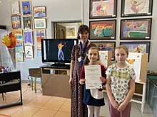 В галерее "Листок" открылась выставка-конкурс детского изобразительного творчества