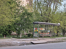 Полуразрушенная автобусная остановка шокировала самарцев