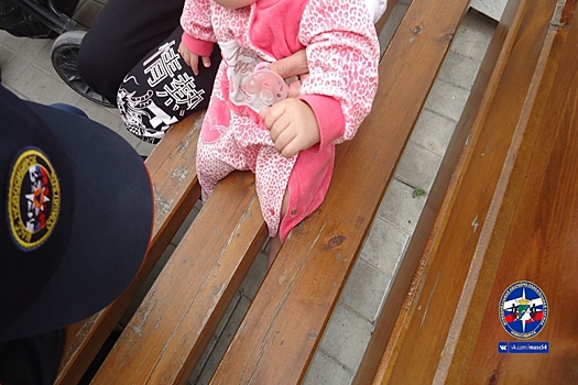 Спасатели в Новосибирске помогли выбраться ребенку, застрявшему в досках лавочки