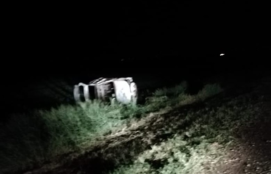 Водитель-дончанин сбил надгробную плиту и попал в больницу