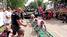 В Петрозаводске зафиксировали рекорд Гиннесса в тяге "летающего танка" в тройках