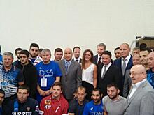 Губернатор МО встретился с участниками чемпионата России по греко‐римской борьбе