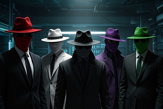 Красные, белые, черные, серые, зеленые, синие хакеры: как они различаются?