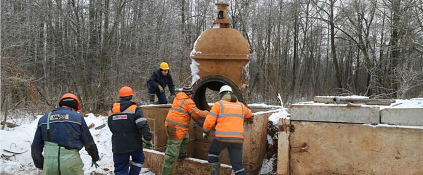 В Ижевске и за городом реконструируют сети водоотведения