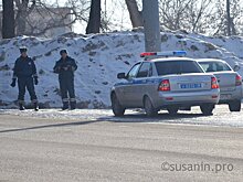 Огромный ижевский сугроб остановил уходящего от полицейской погони пьяного водителя