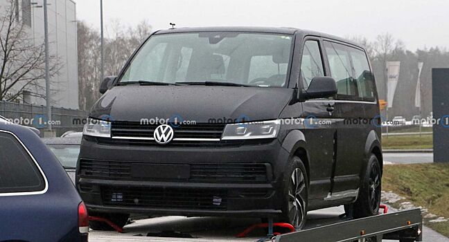 На тестах замечен прототип электрического фургона VW ID Buzz