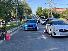 Велосипедист из Самары врезался в две легковушки