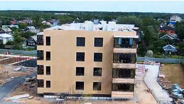 В России построили первый многоэтажный дом из дерева