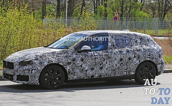 Предстоящий BMW 1-Series: Новые шпионские снимки и видео